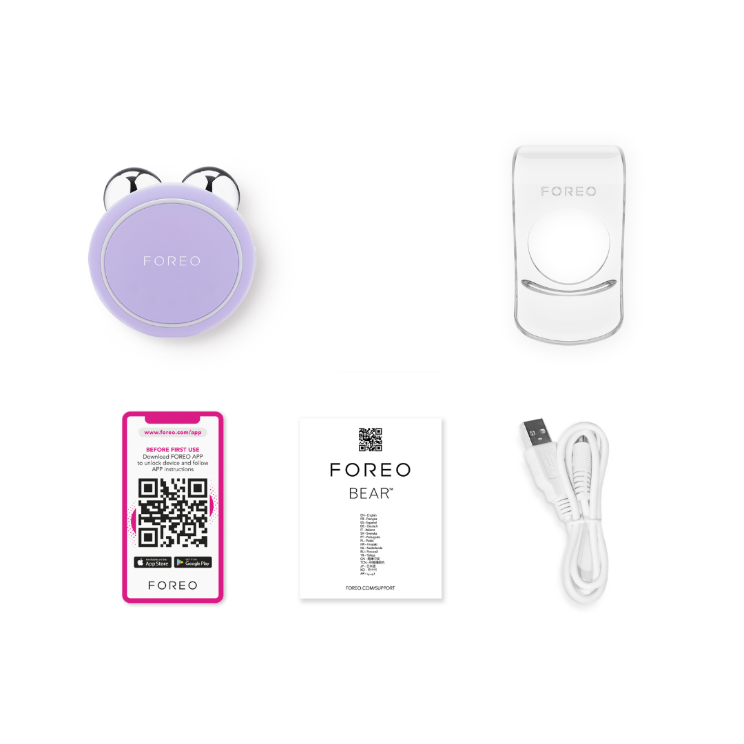 เครื่องยกกระชับเข้าถึงทุกจุด FOREO BEAR mini Lavender_3